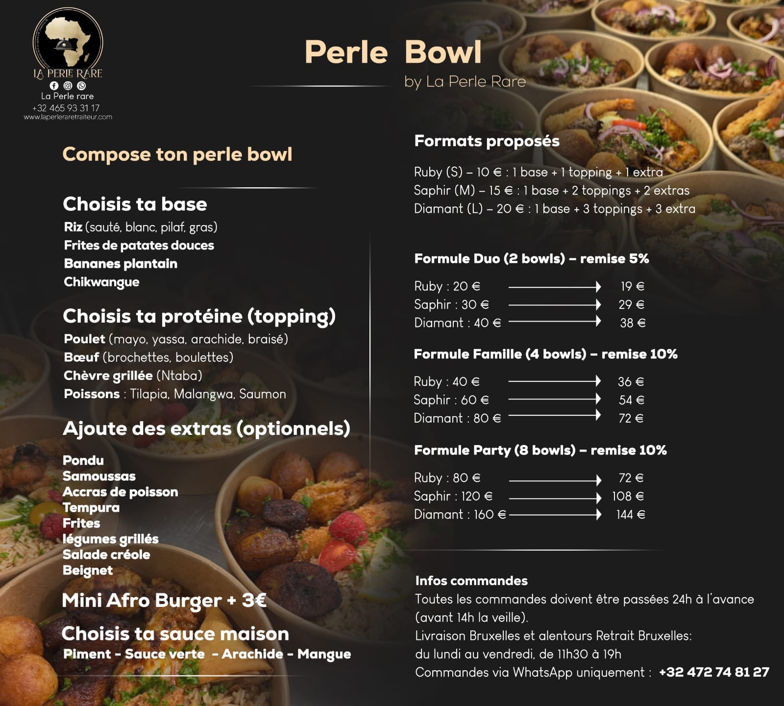 La nouveauté gourmande de La Perle Rare | Traiteur à Bruxelles